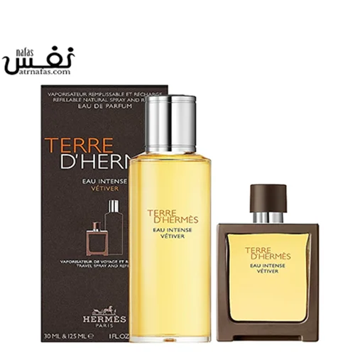ست مردانه  تره دی هرمس ادو اینتنس وتیور    |    Terre d'Hermès Eau Intense Vetiver Eau de parfum set