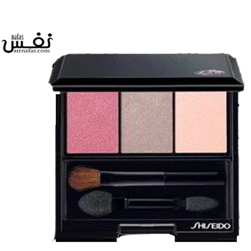 سایه سه رنگ چشم ساتن درخشان کننده شیسیدو ار دی 711 شن صورتی  | Shiseido, Luminizing Satin Eye Color Trio RD 711 Pink Sand