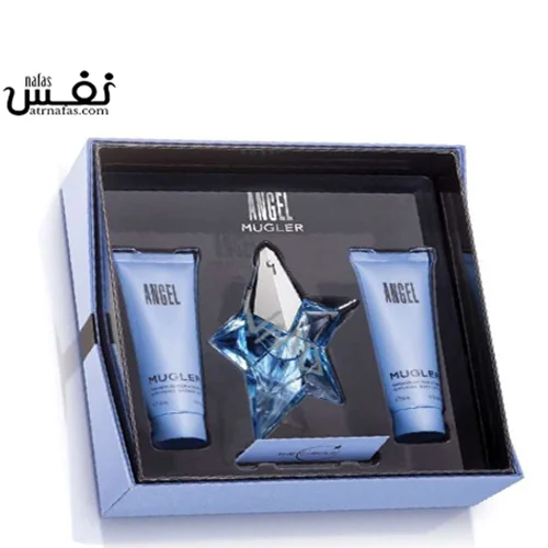 ست هدیه عطر  تیری موگلر آنجل |  Thierry Mugler Angel perfumed water 25 ml + shower and body lotion 50 ml gift set