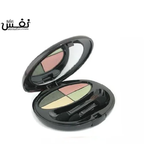 سایه چشم چهار رنگ ابرشمی شیسیدو کو 3 گیاهان  | Shiseido The Makeup Silky Eye Shadow Quad Q3  flora