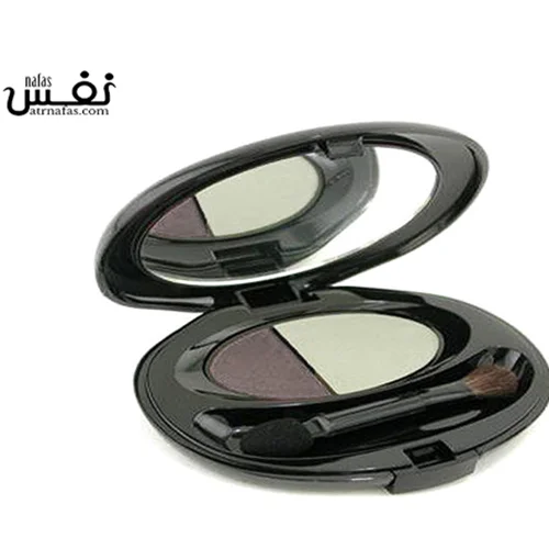 سایه چشم دو  رنگ ابرشمی شیسیدو اس 16 | shiseido the makeup silky eyeshadow duo is coal s16