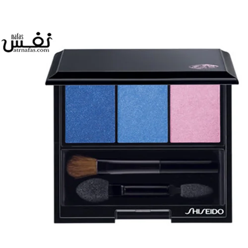 سایه سه رنگ چشم ساتن درخشان کننده شیسیدو  310 بی ال پانکی بلوز |  Shiseido Luminizing Satin Eye Color Trio BL310 Punky Blues