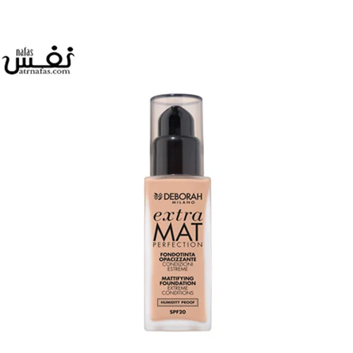 کرم پودر دبورا مدل EXTRA MAT شماره 0  |   Deborah EXTRA MAT PERFECTION FOUNDATION 0