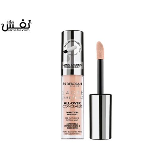 کرم پودر دبورا مدل 24ORE PERFECT ALL-OVER  شماره 01  | 01  Deborah24ORE PERFECT ALL-OVER CONCEALER