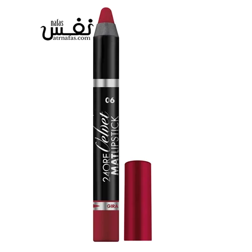 رژ لب مدادی ولوت 24 ساعته  دبورا  DEBORAH 24ore velvet 	(بوردا 6)
