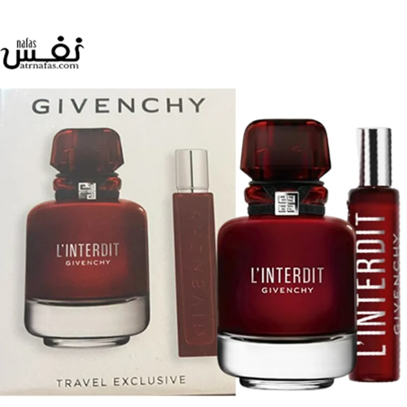 ست مسافرتی  جیونچی   |   Givenchy Coffret Travel Set L’INTERDIT ROUGE