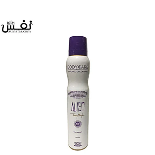 اسپری خوشبو کننده بدن زنانه بادی کر مدل الین  |   Body Care ALIEN Perfumed Deodorant 200ml