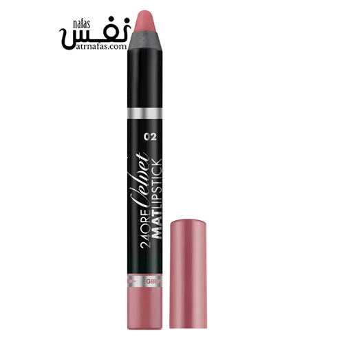 رژ لب مدادی ولوت 24 ساعته  دبورا  DEBORAH 24ore velvet 	(رز 2)