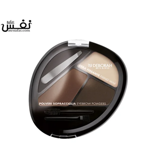 پالت سایه ابرو دبورا مدل Perfect Kit Blonde شماره 02   |  Deborah 02 Perfect Kit Blonde Palette Eyebrow Shadow