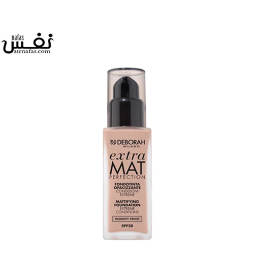 کرم پودر دبورا مدل EXTRA MAT شماره 01  |   Deborah EXTRA MAT PERFECTION FOUNDATION 01