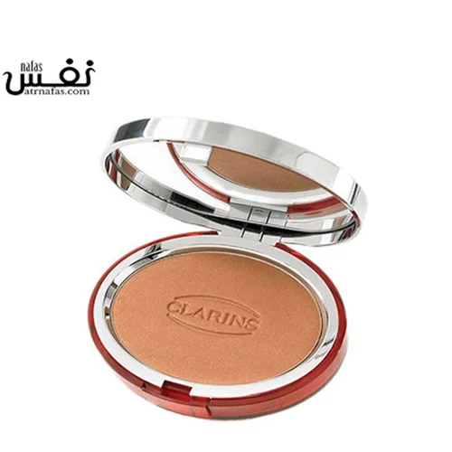 پنکیک پودری برنز کردن کلارنس |  Clarins Compact Powder Shine Stopper 30 Copper Sun