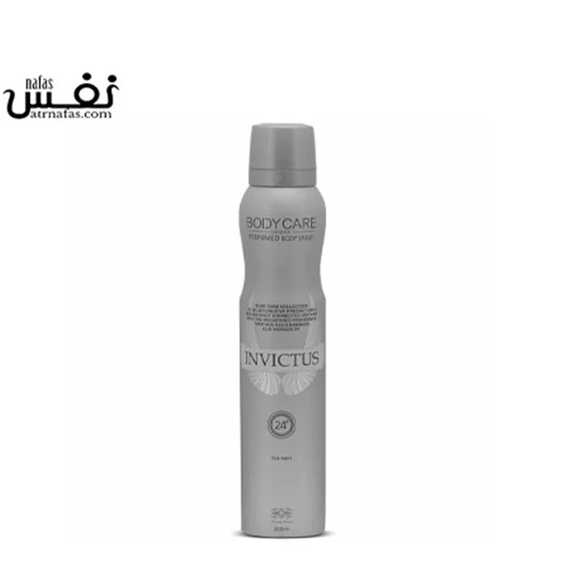 اسپری خوشبو کننده بدن مردانه بادی کر مدل invictus