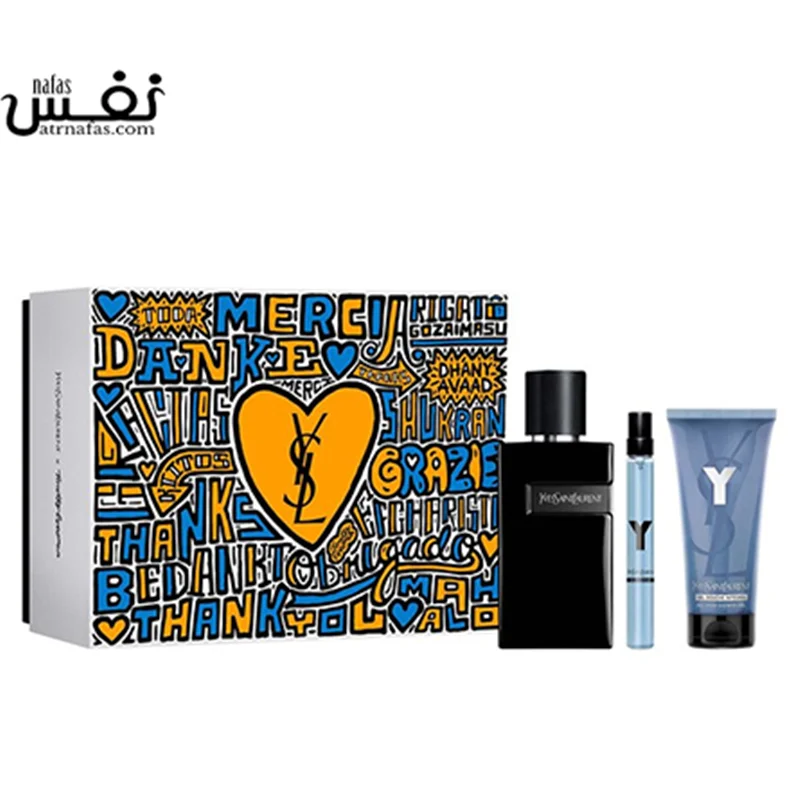 ست 3 تکه ایو سن لورن وای ادو پرفیوم  |  Y LE PARFUM 3-PIECE COLOGNE GIFT SET