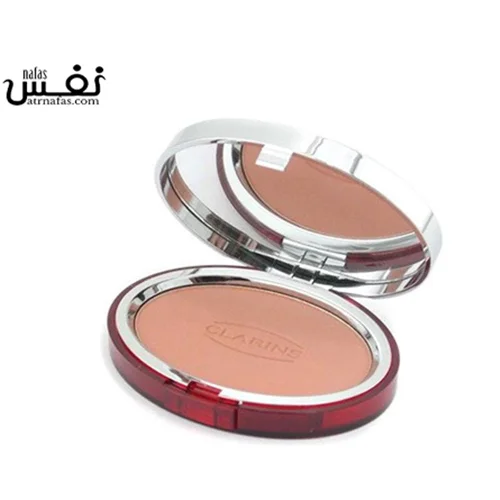 پنکیک پودری برنز کردن کلارنس |   Clarins Compact Powder Shine Stopper 10 Morning sun