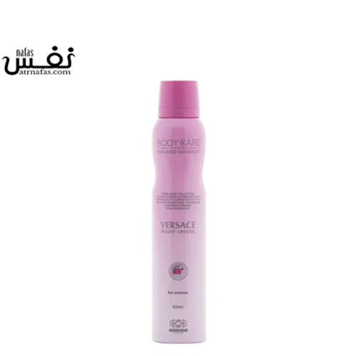 اسپری  بدن زنانه بادی کر مدل ورساچه صورتی  |   Body Care VERSACE BRIGHT Perfumed Deodorant
