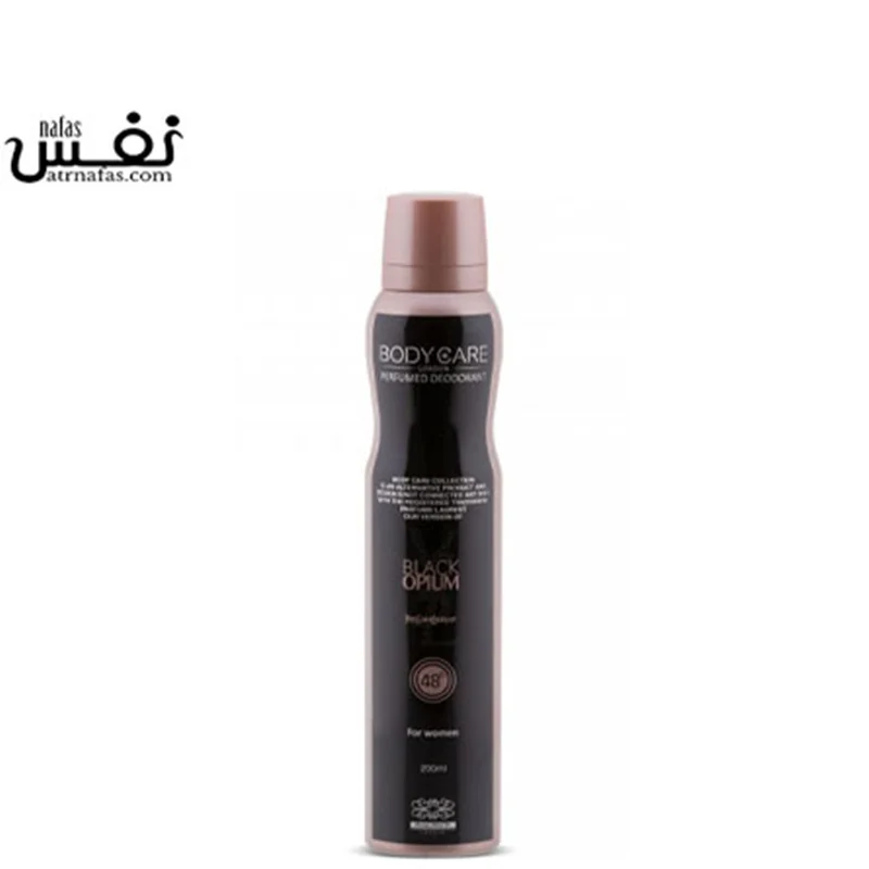 اسپری دئودورانت زنانه بادی کر  بلک اوپیوم   |  Body Care Black Opium Body Spray For Women